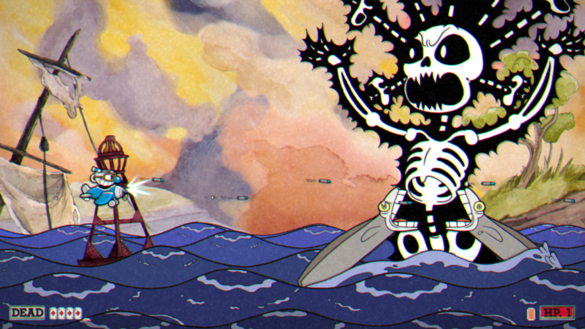 Screenshot di Cuphead - manca energia non tempo per giocare